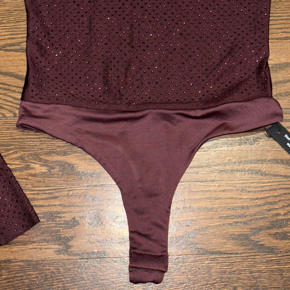 AFRM Milo Stud Turtleneck Jersey Bodysuit - Picture 9 of 15